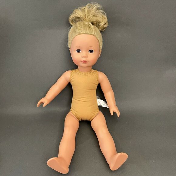 Pottery Barn Kids Gotz Doll Blond Hair 18" Tall - Picture 1 of 9